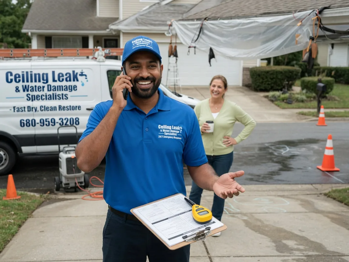 Ceiling Leak Cleanup Pennington, NJ FAQs